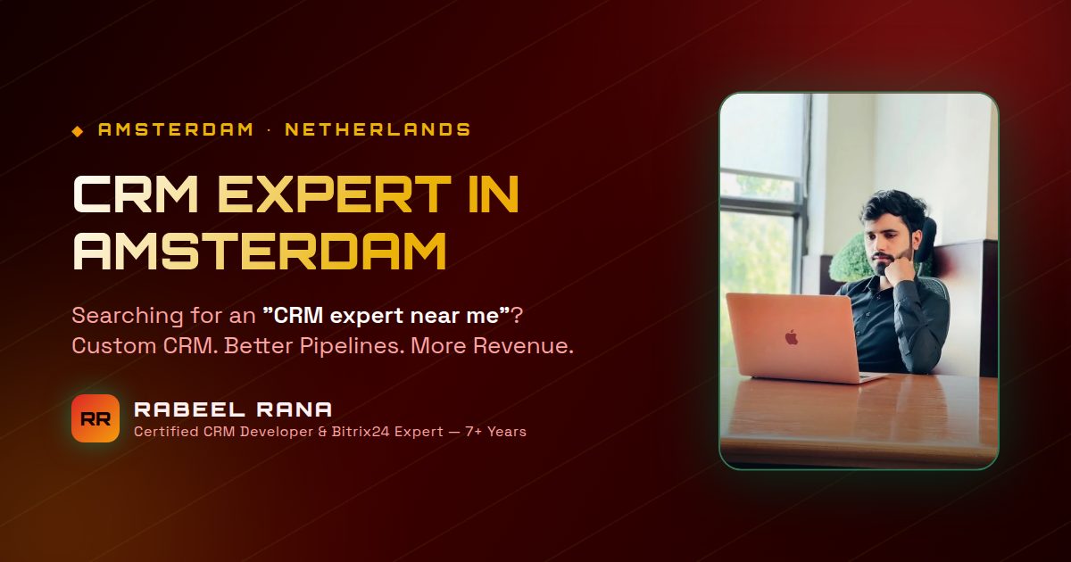 CRM Expert in Amsterdam — Custom CRM Development & CRM Consultancy
