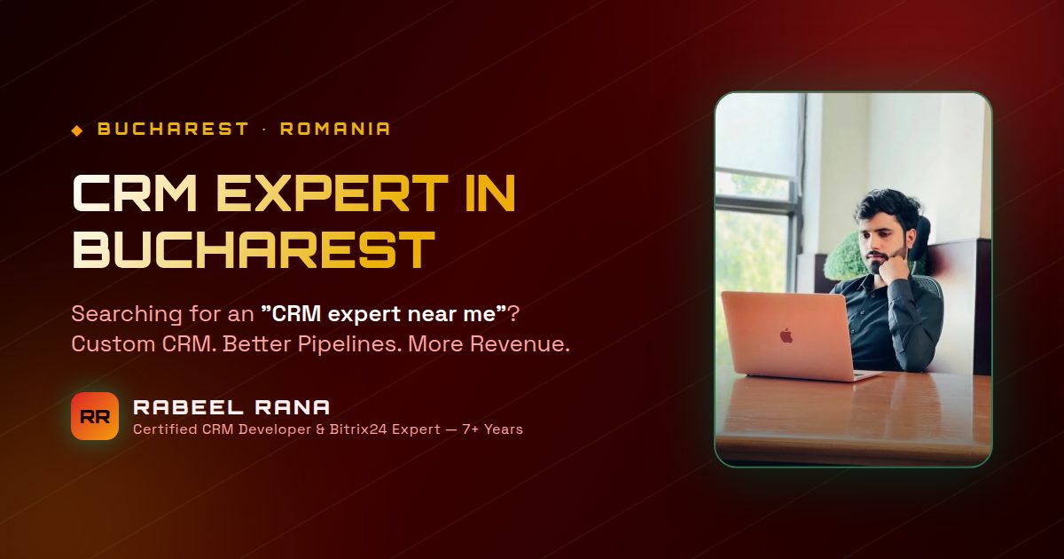 CRM Expert in Bucharest — Rabeel Rana