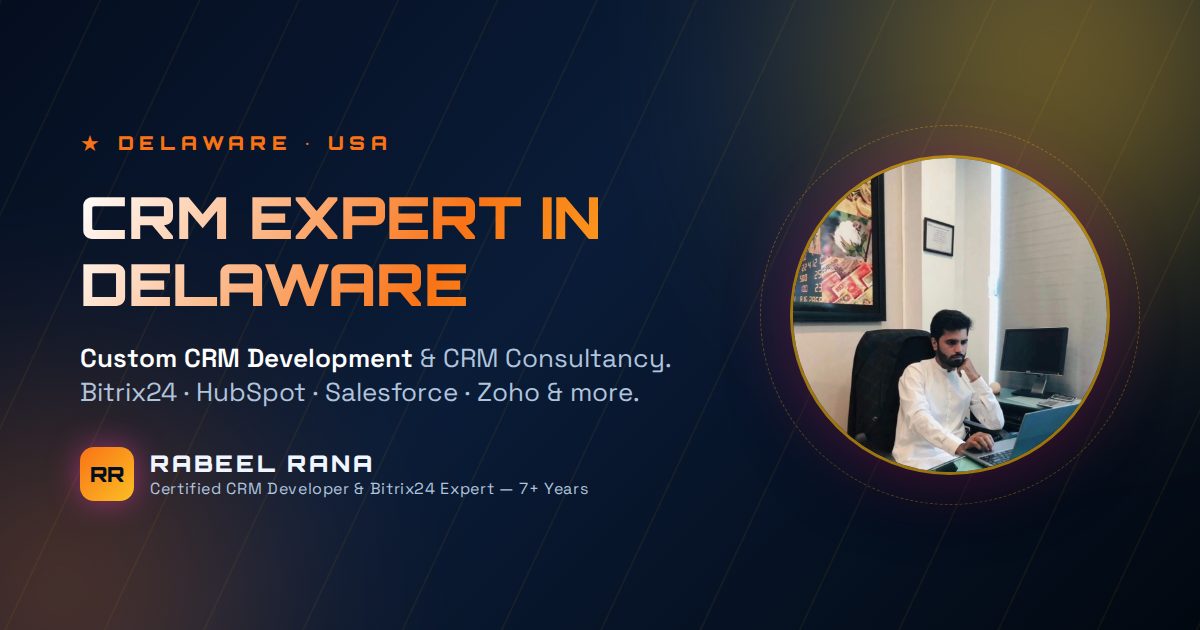 CRM Expert in Delaware — Custom CRM Development & CRM Consultancy Services