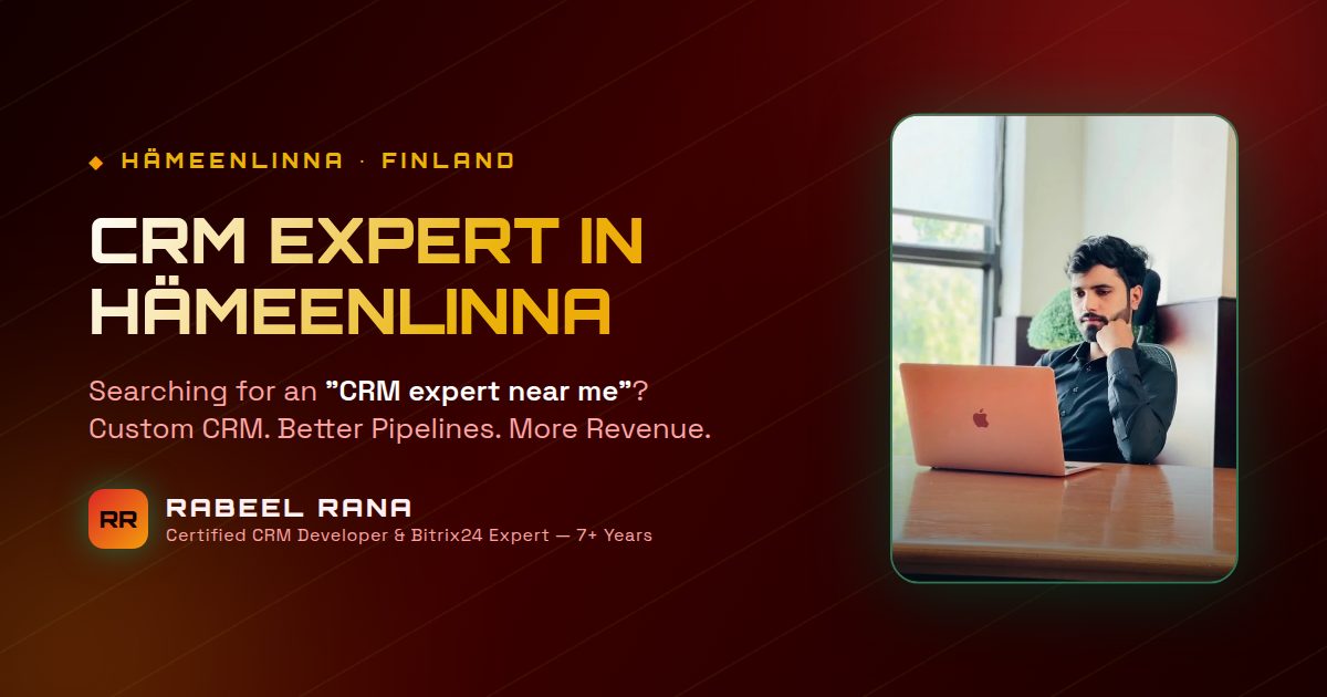 CRM Expert in Hameenlinna — Rabeel Rana