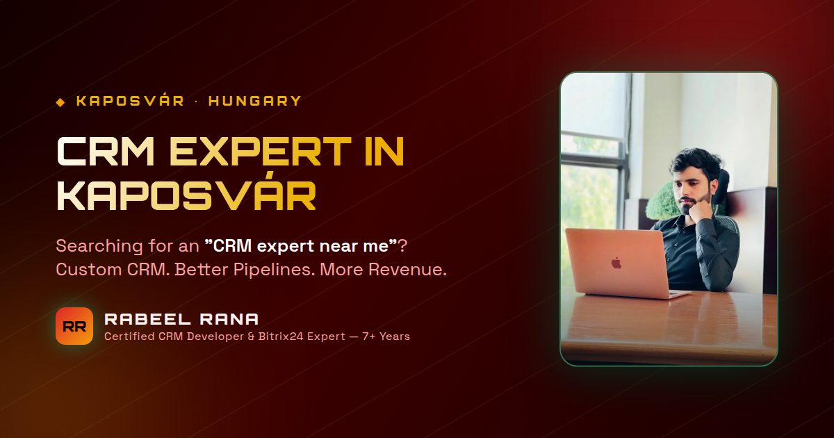 CRM Expert in Kaposvar — Rabeel Rana