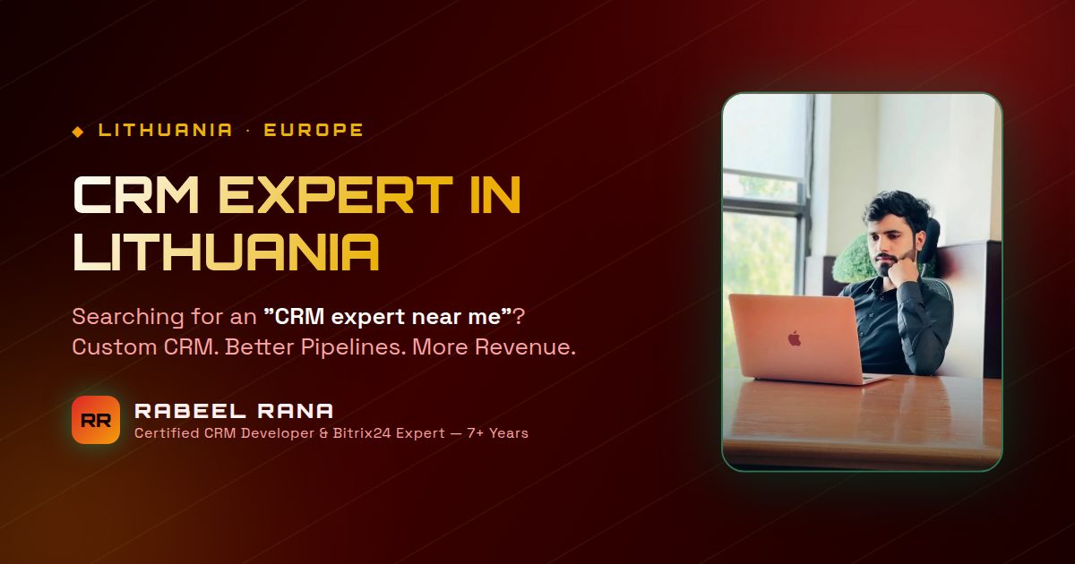 CRM Expert in Lithuania — Rabeel Rana