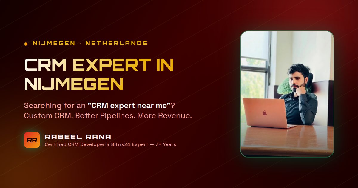 CRM Expert in Nijmegen — Custom CRM Development & CRM Consultancy
