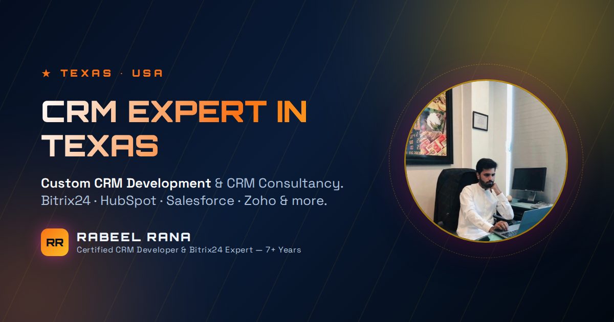 CRM Expert in Texas — Custom CRM Development & CRM Consultancy Services