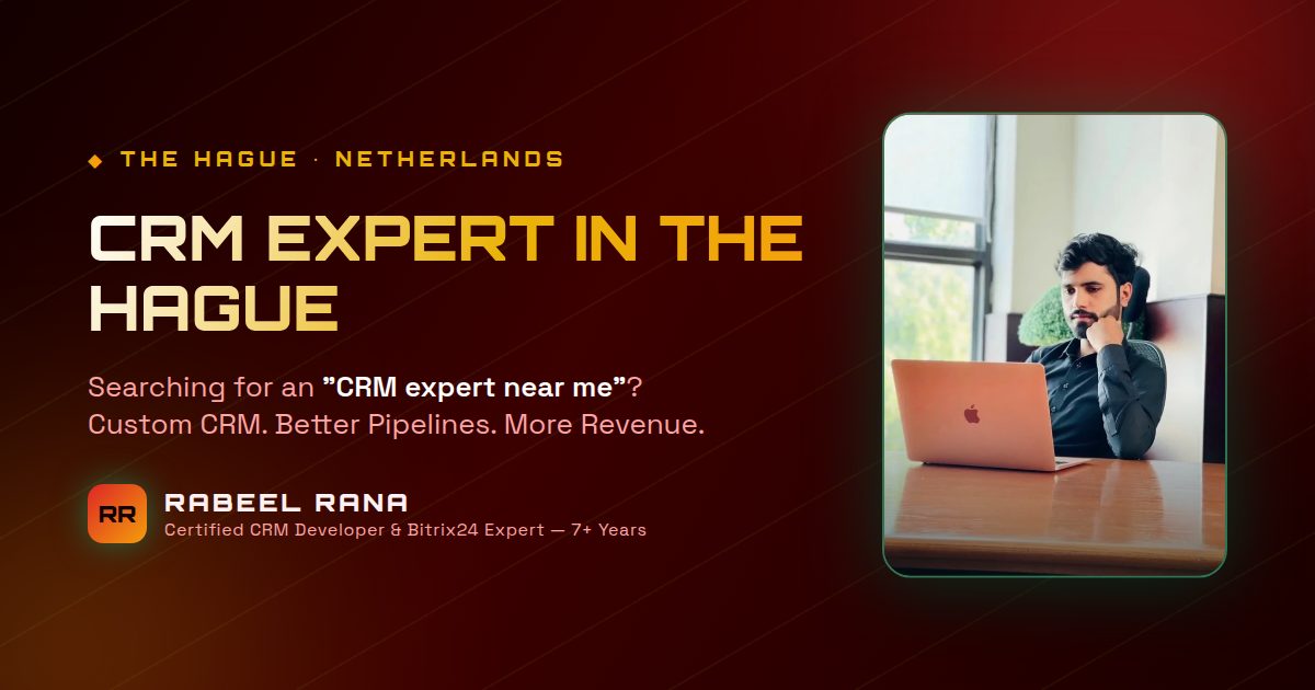CRM Expert in The Hague — Rabeel Rana
