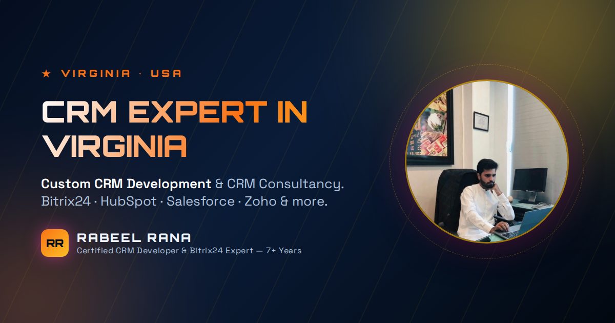 CRM Expert in Virginia — Custom CRM Development & CRM Consultancy Services