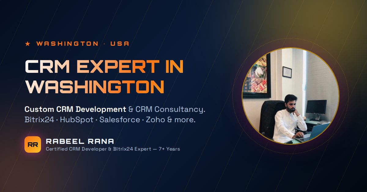 CRM Expert in Washington — Rabeel Rana