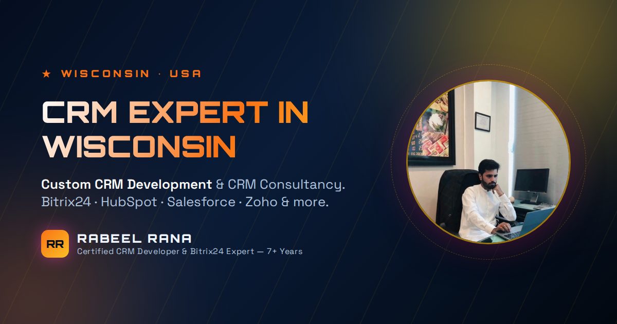 CRM Expert in Wisconsin — Custom CRM Development & CRM Consultancy Services