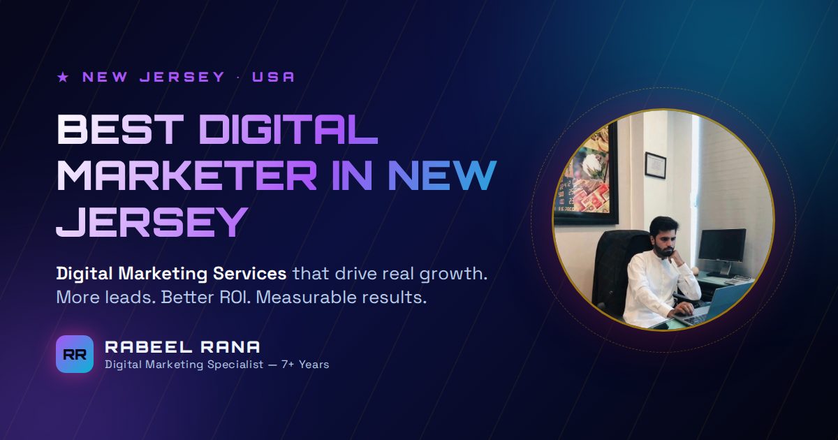 Best Digital Marketer in New Jersey — Digital Marketing Services That Deliver Real Growth