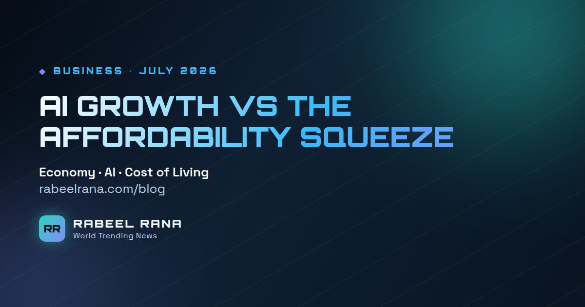 The 2026 Economy: AI-Driven Growth Meets an Affordability Squeeze