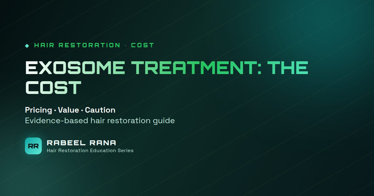 How Much Does Exosome Hair Treatment Cost? What to Know