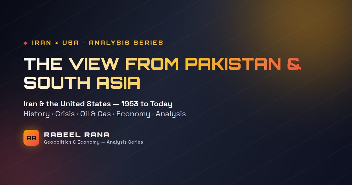 What Iran–US Conflict Means for Pakistan and South Asia