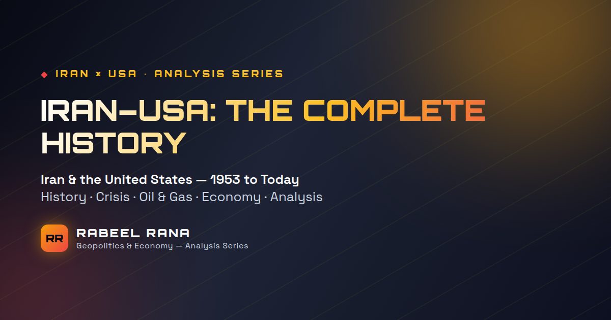 Iran–USA Conflict: The Complete History from 1953 to 2026