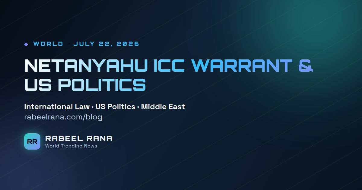 The Netanyahu ICC Arrest Warrant Debate Reaches US City Halls