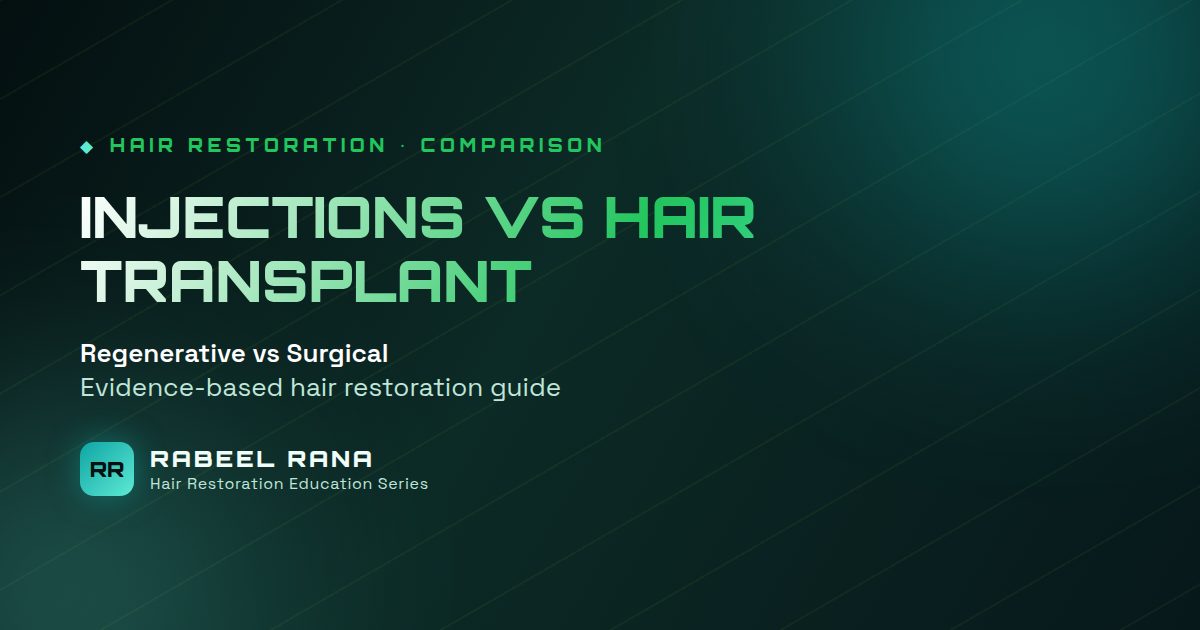 PRP and Exosomes vs Hair Transplant: Which Should You Choose?
