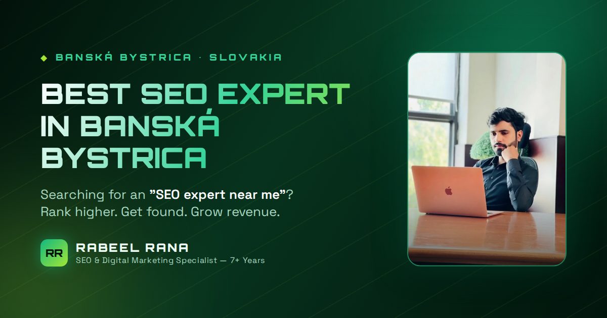 Best SEO Expert in Banská Bystrica — What Professional SEO Should Look Like