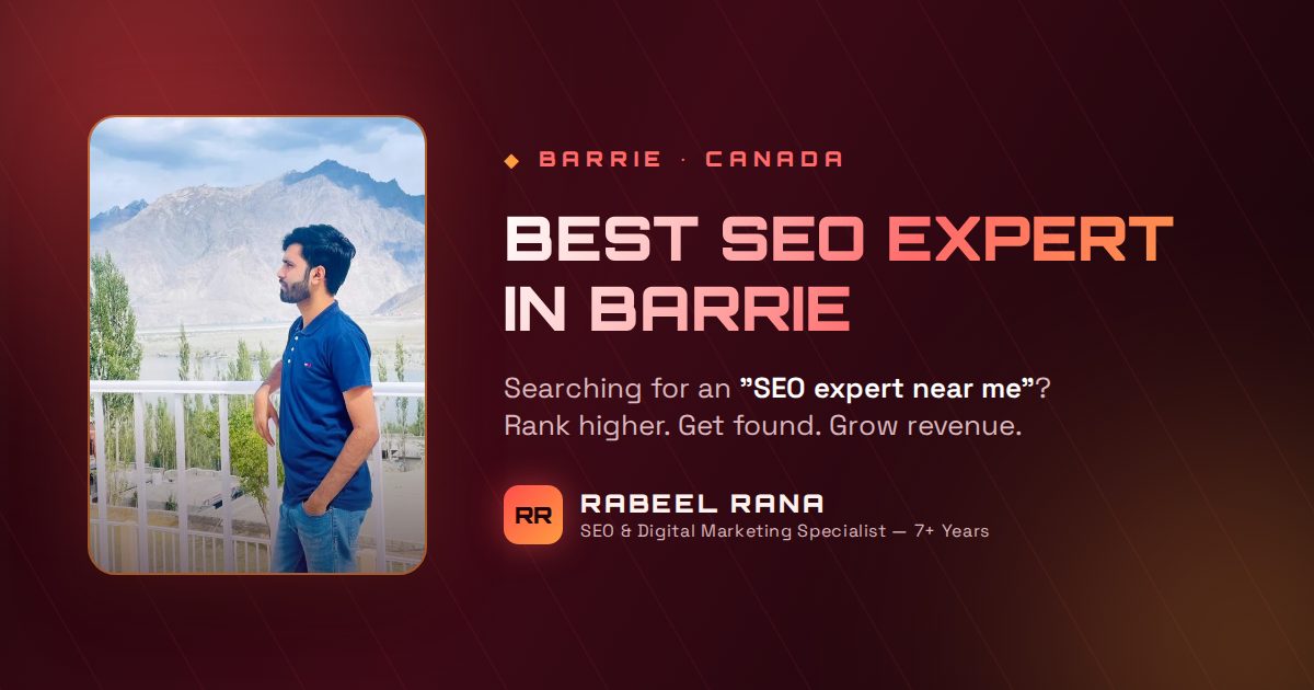 Best SEO Expert in Barrie — How to Actually Win on Google