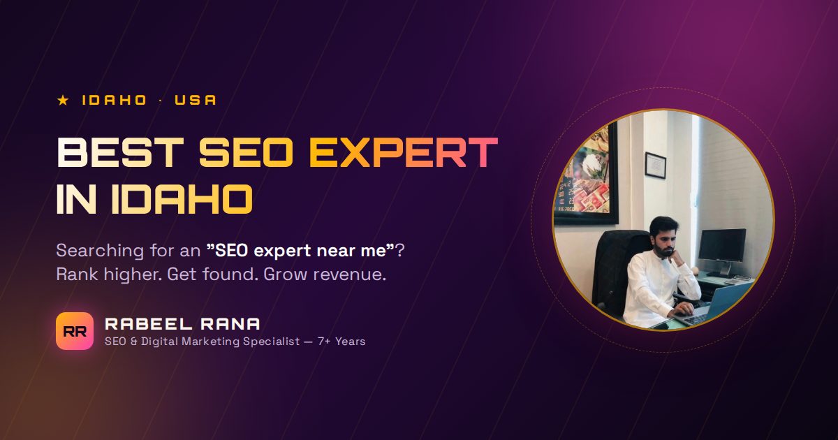 Best SEO Expert in Idaho — Rank Higher, Get Found, Grow Revenue