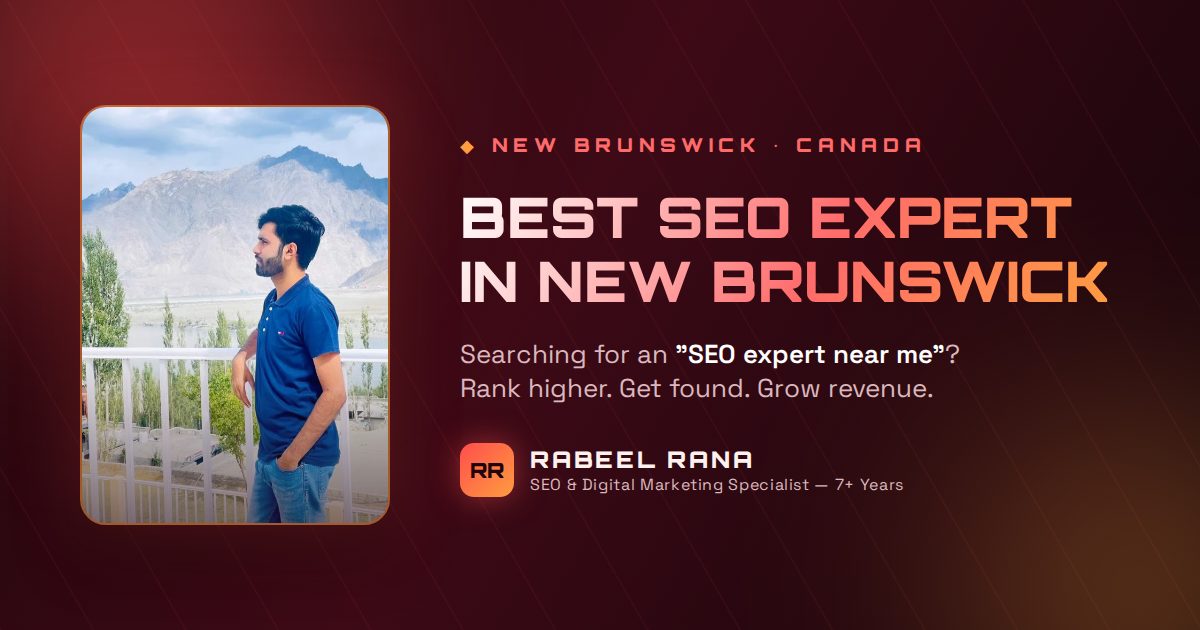 Best SEO Expert in New Brunswick — Rank Higher, Get Found, Grow Revenue