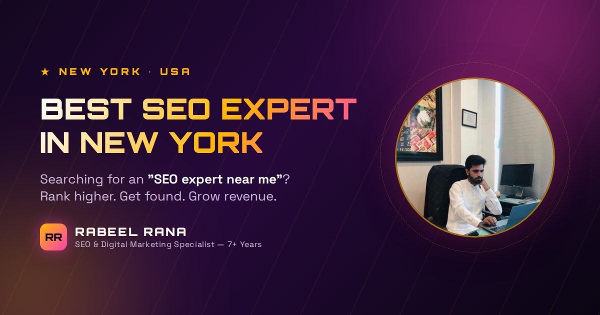 Best SEO Expert in New York — What Professional SEO Should Look Like
