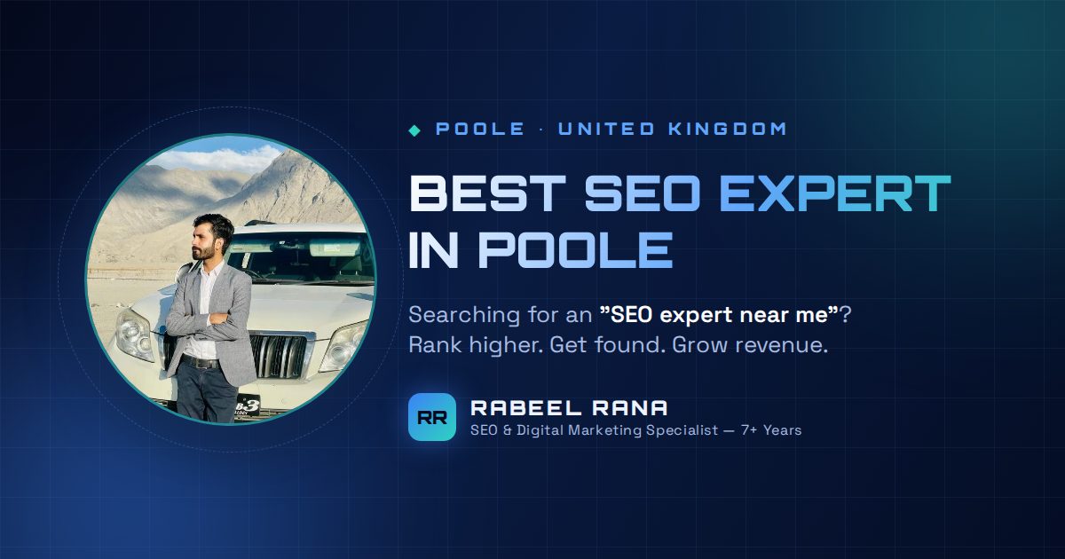 Best SEO Expert in Poole — Rank Higher, Get Found, Grow Revenue