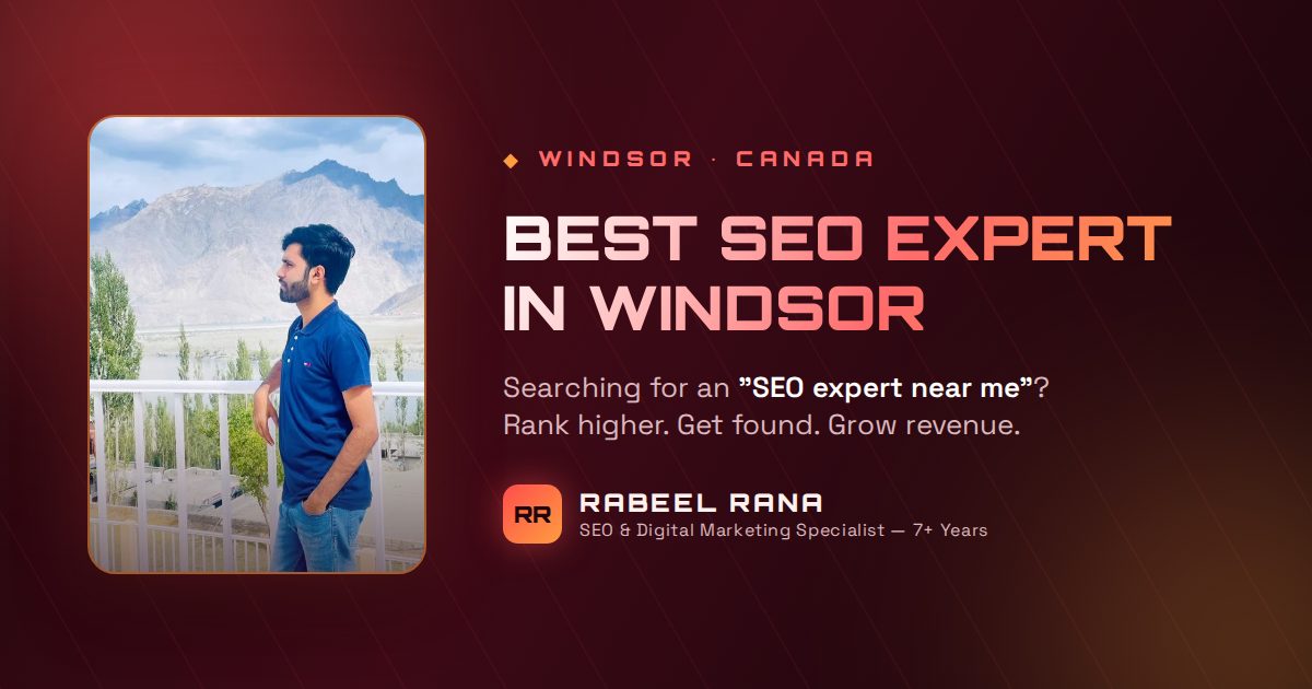 Best SEO Expert in Windsor — How to Actually Win on Google