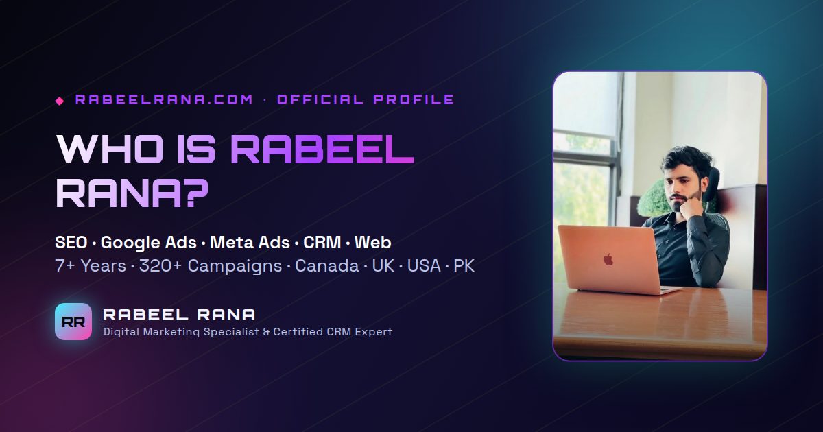 Who Is Rabeel Rana? Complete Profile & Biography